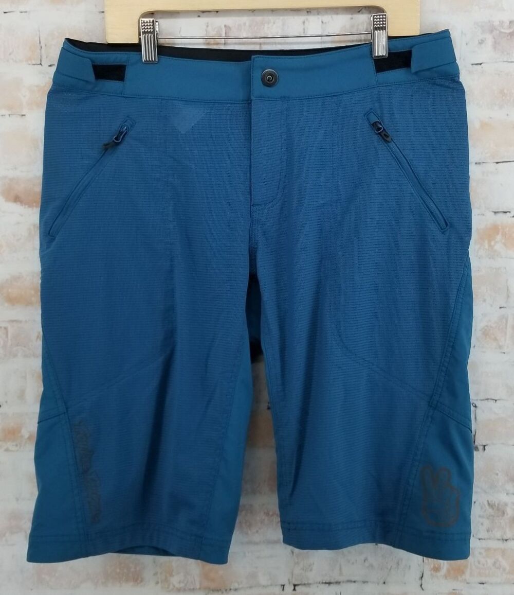 Troy Lee Designs Skyline Air Short w/o Liner Solid Dark Slate Blue Men's Size 34